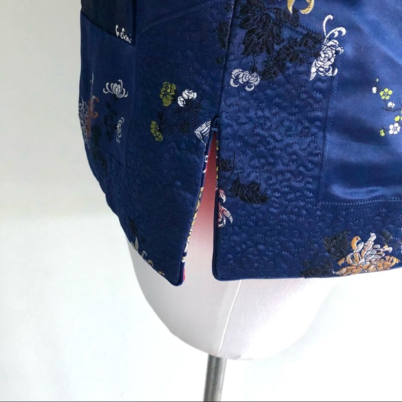 Golden Camel Brand Satin Asian Quilted Jacket NWT - Picture 6 of 8